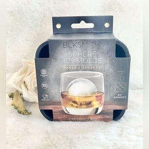 New with tags SPHERE ICE MOLDS MAKER. MAKES FOUR. Dishwasher and Microwave Safe